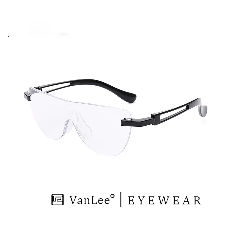 

Full Rim Frame Integrated Presbyopic Glasses TV Products Elderly Magnifying Spectacles Glasses Enlarged Reading Glasses