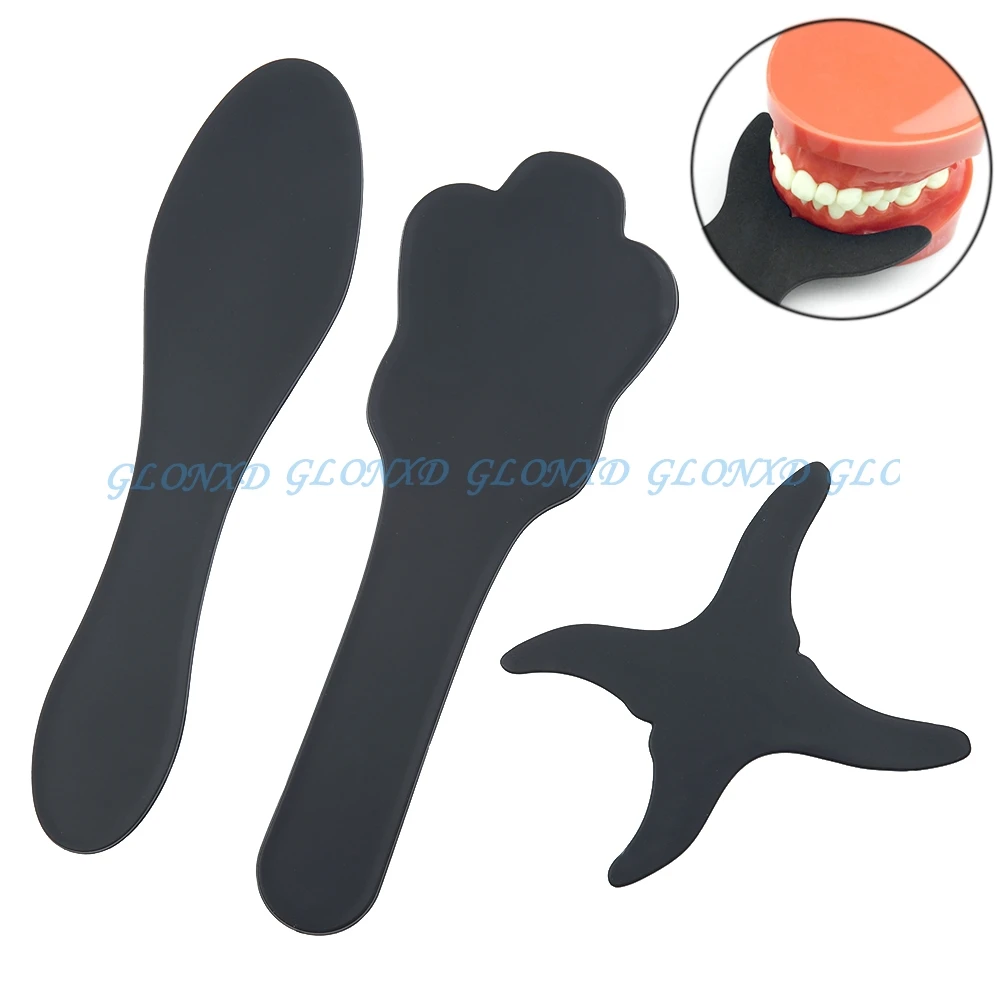 1pcs Durable Black Background Board Dental Photo Contrast Board Photography Palatal Contraster Board Oral Cheek