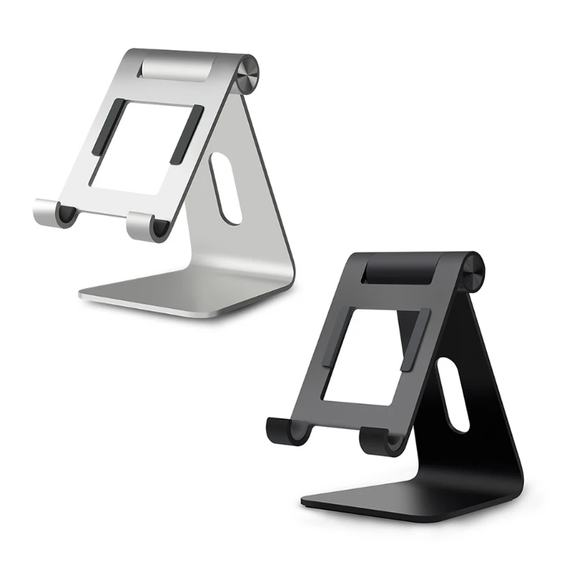 Soporte de aluminio ajustable para teléfono móvil, tableta, soporte de escritorio portátil plegable para Smartphone, iPhone, Sa