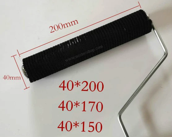 40*200mm 42mm 45mm Diameter Fiberglass Bristle spring brush Mane Roller | 1.6''*8'' 1.68'' 1.8'' resin bubble GRP work