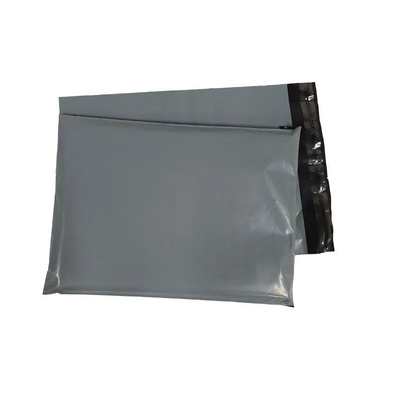 

100Pcs Dark Gray Plastic Courier Bag 16 wire Thicken Poly Mailers Large Size Shipping Mailing Bags Express Packaging Envelopes