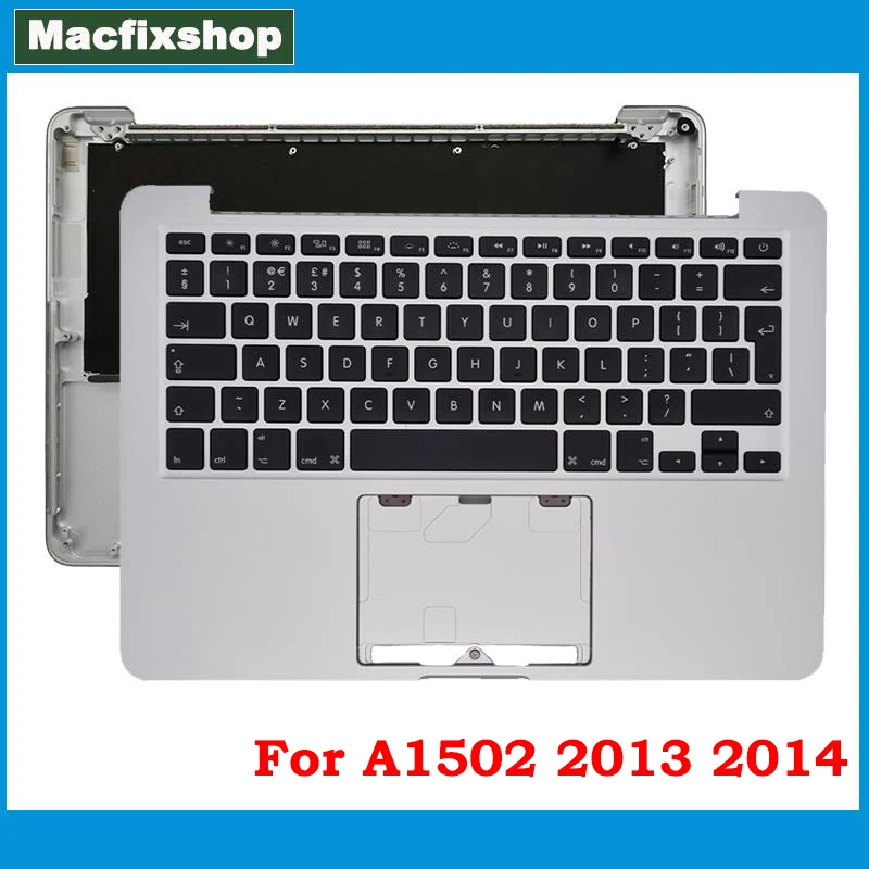 

A1502 2013 2014 For MacBook Pro 13" Topcase Top Case Cover Keyboard Backlight US UK Azerty French Spanish German Danish Korean