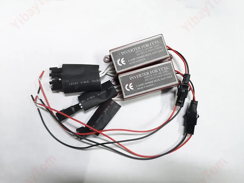 2x Inverters Ballast for CCFL Angel Eyes  Rings High Brightness & Low Consumption Output female converter transformer blocks