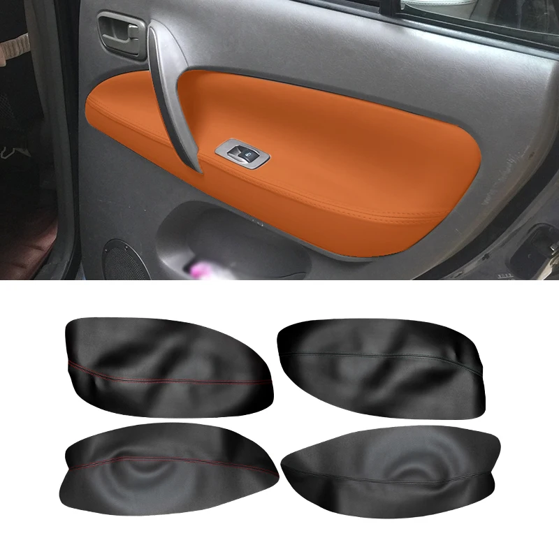 

For Chery Tiggo 2005 2006 2007 2008 2009 2010 Car Door Handle Armrest Panel Microfiber Leather Cover