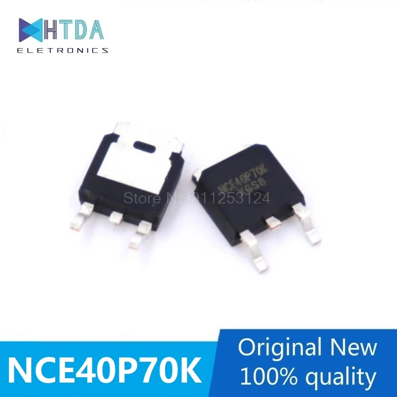 10 pçs/lote NCE40P70K MOSFET-P -40V -70A PARA-252 Em Estoque