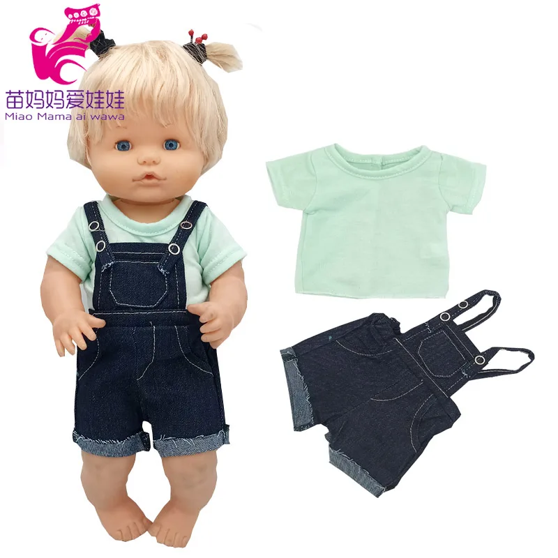 for 40cm Nenuco Summer Shirt 16" Reborn Baby Doll Clothes Toys Wears