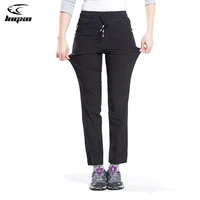 LNGXO, pantalones impermeables para senderismo y senderismo, pantalones de verano para mujer de secado rápido para acampar, escalar, pescar, deporte al aire libre, pantalones de talla grande para mujer