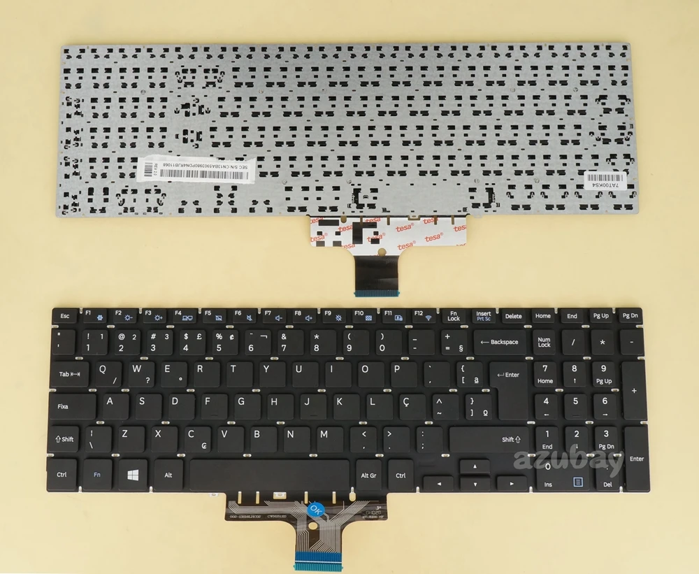 BR Portuguese Keyboard For Samsung NP 500R5H 501R5H 5500RH 500R5K 501R5K 500R5L 300E5K 370E5J 370B5J 3500EK Black New