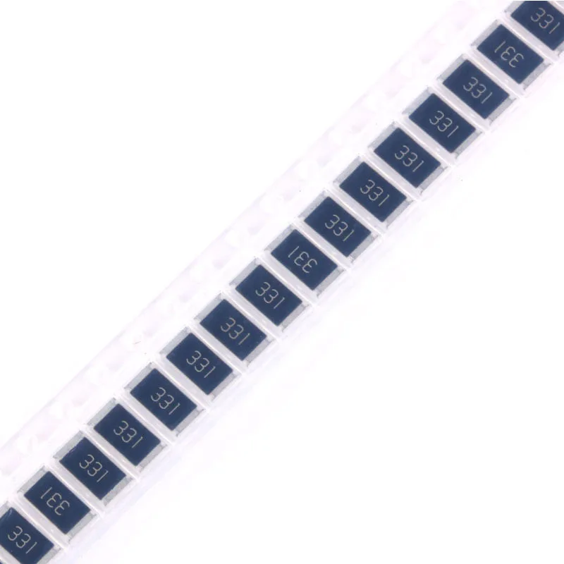 50 pcs 2512 Chip Resistor 1W 330 ohm 330R SMD Resistance 331 5% DIY Kit