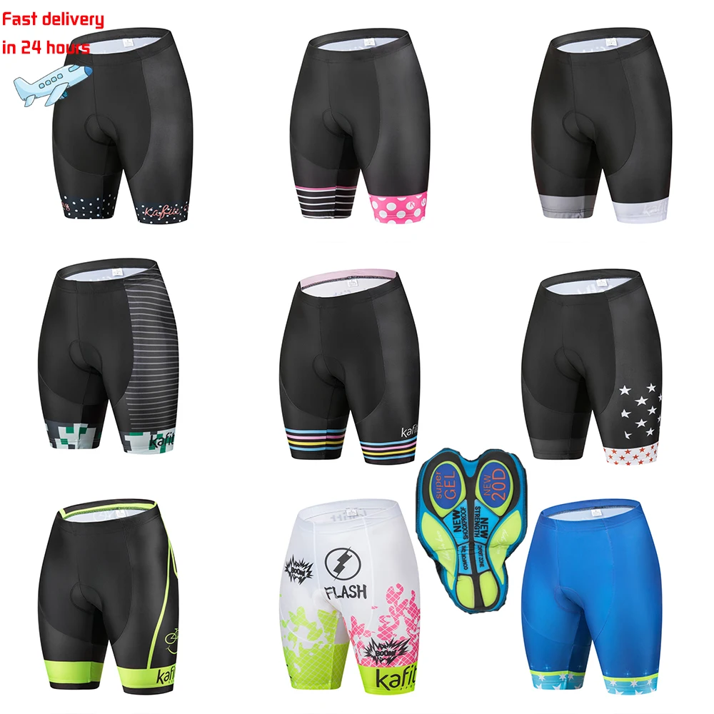 2022 Kafitt Women\'s Short Pants Clothing MTB Road Cycling Shorts Quick-Drying Uniform Breathable Men\'s 20D Gel Pad Summer