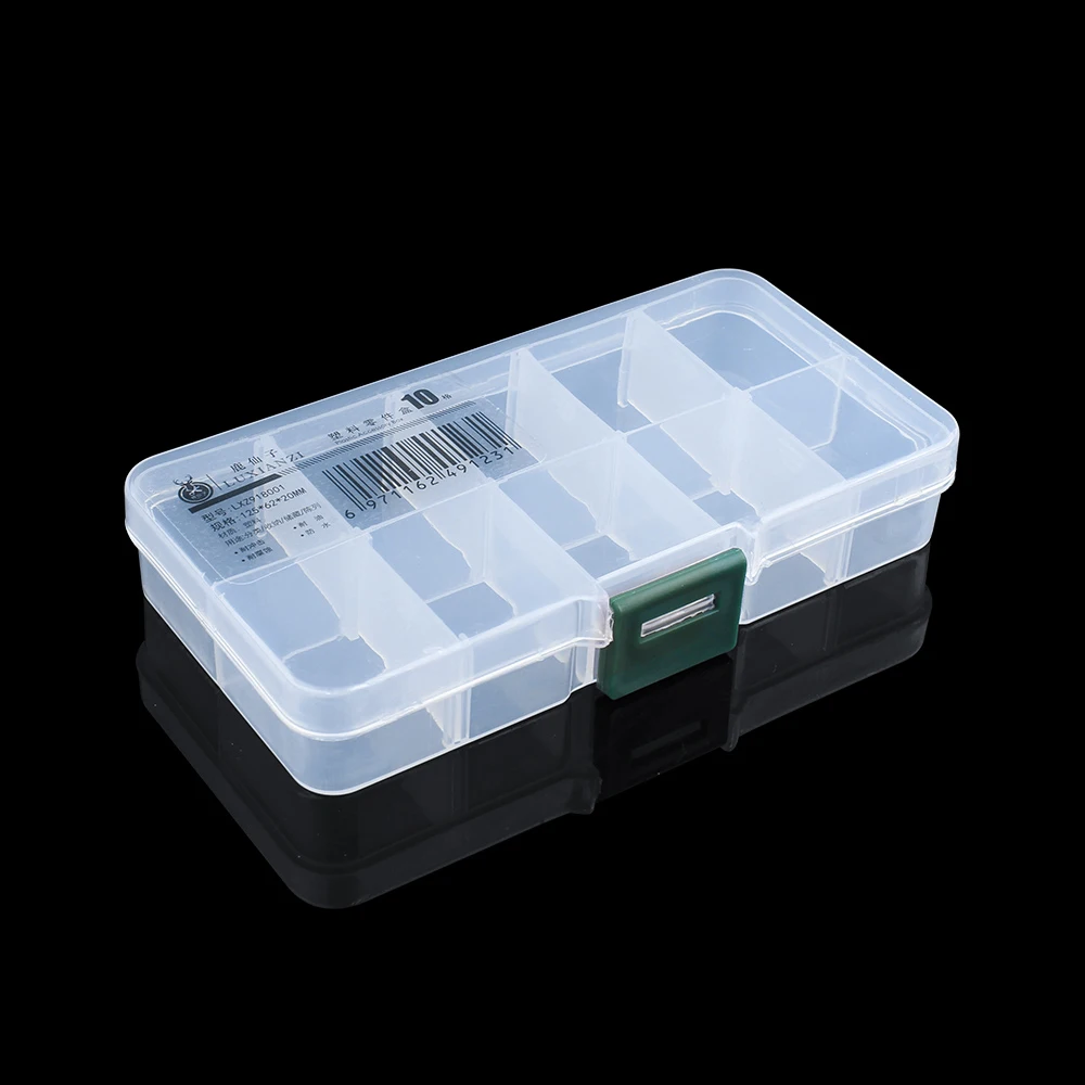 LUXIANZI Waterproof Plastic Storage Tool Box Portable Transparent Metal Parts Hardware tools Screwdriver Organizer toolbox Case