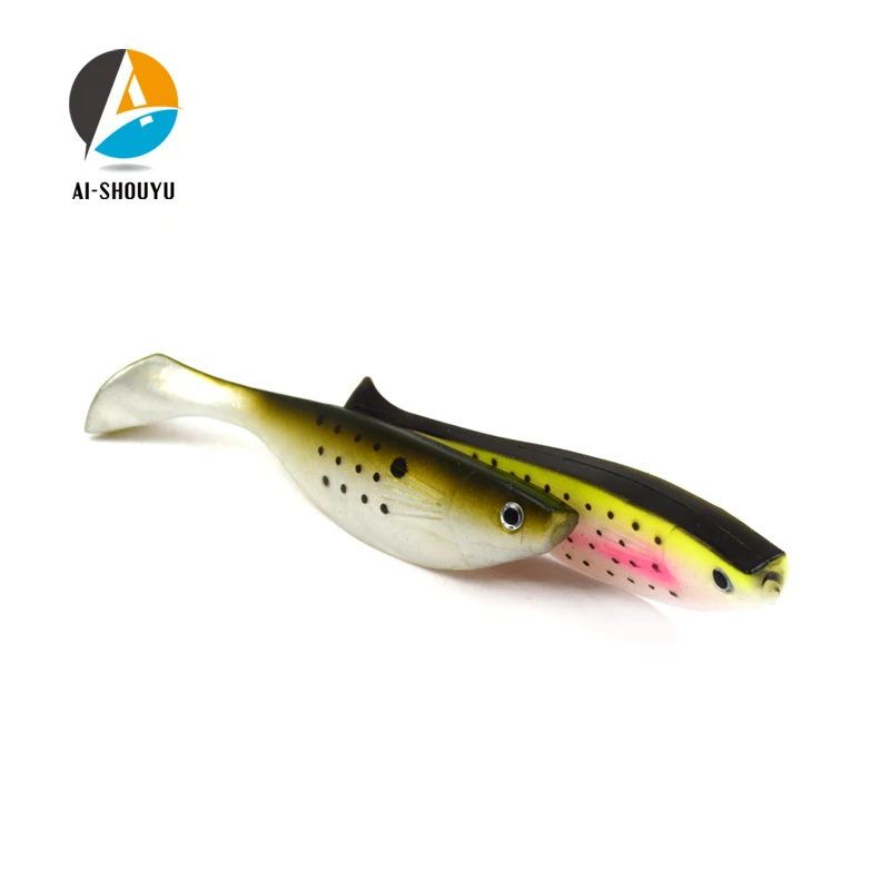 AI-SHOUYU Soft Fishing Lure 10cm/12g 15cm/26g 23cm/75g Teeze Pro Shad Lure Berserk Sea Fishing Bass Pike Zander Soft Baits