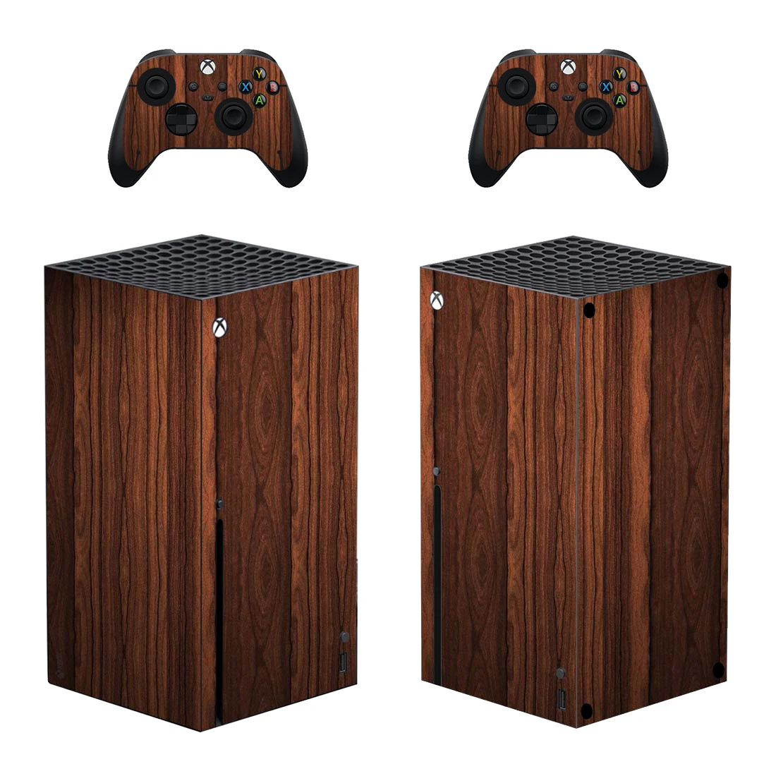 Logs Style Xbox Series X Skin Sticker for Console & 2 Controllers Decal Vinyl Protective Skins Style 8