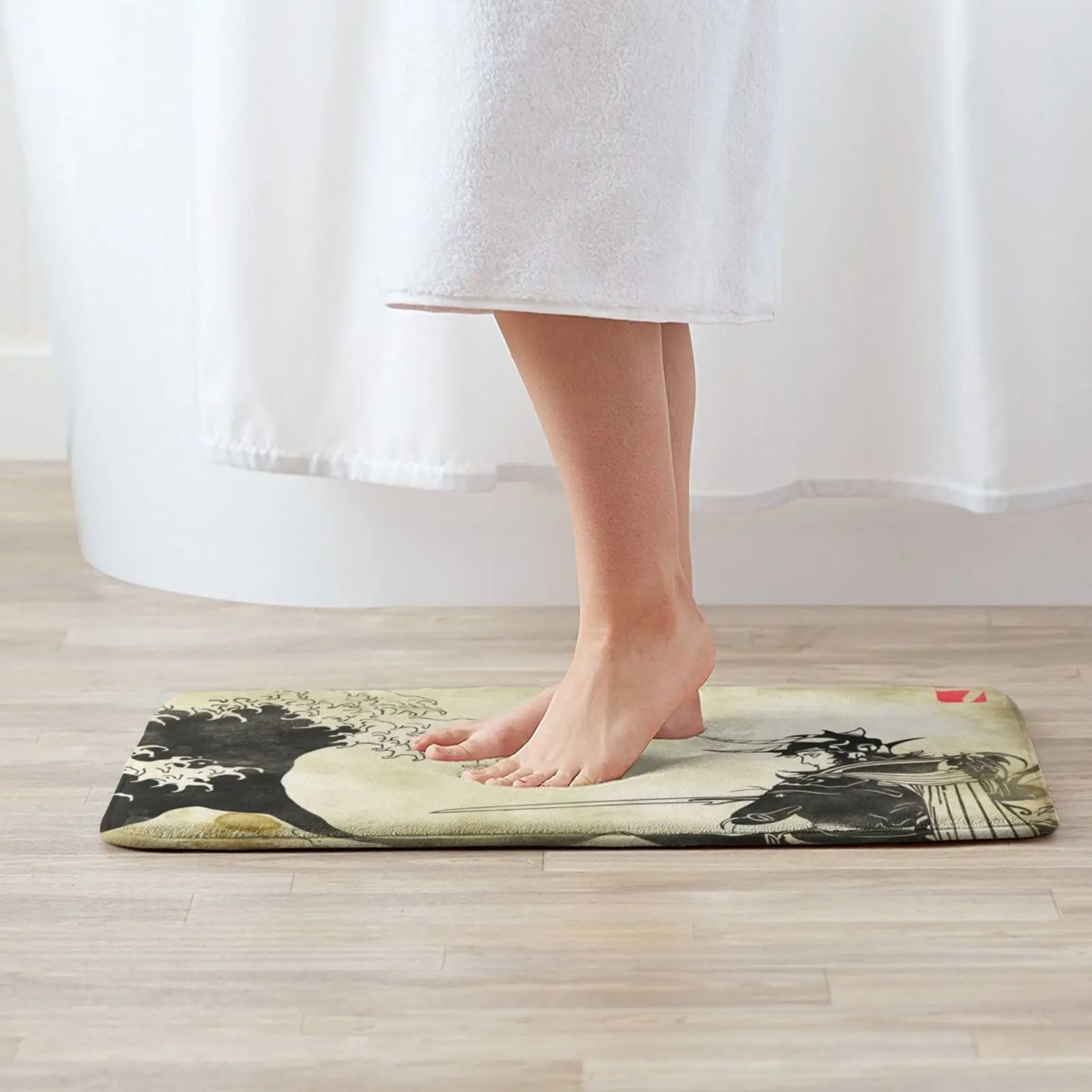 Ukiyo-E Entrance Door Mat Bath Mat Rug Andrea Migno Anti-Slip Bedroom Kitchen Foot Mat Floor Carpet