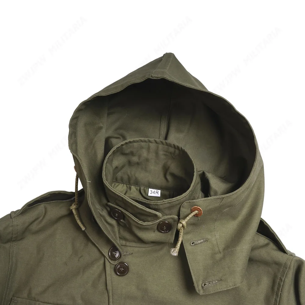 WW2 US MILITARY ARMY GREEN M43 Coat Jacket with hat