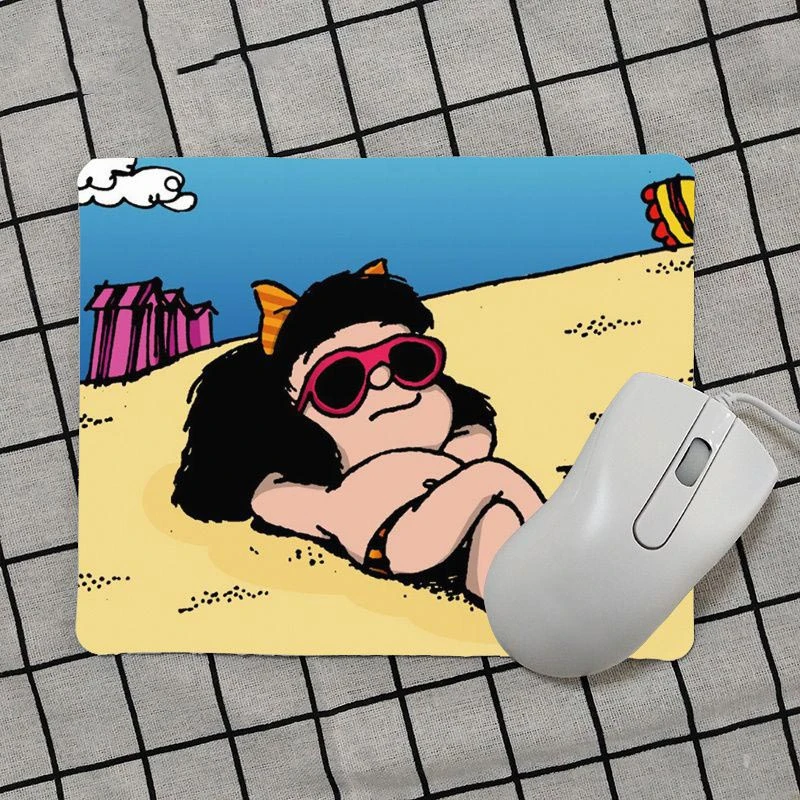 Mafalda Dos Desenhos Animados Gaming Mouse Pad, Gamer Play Mats, Mais Vendido, Atacado