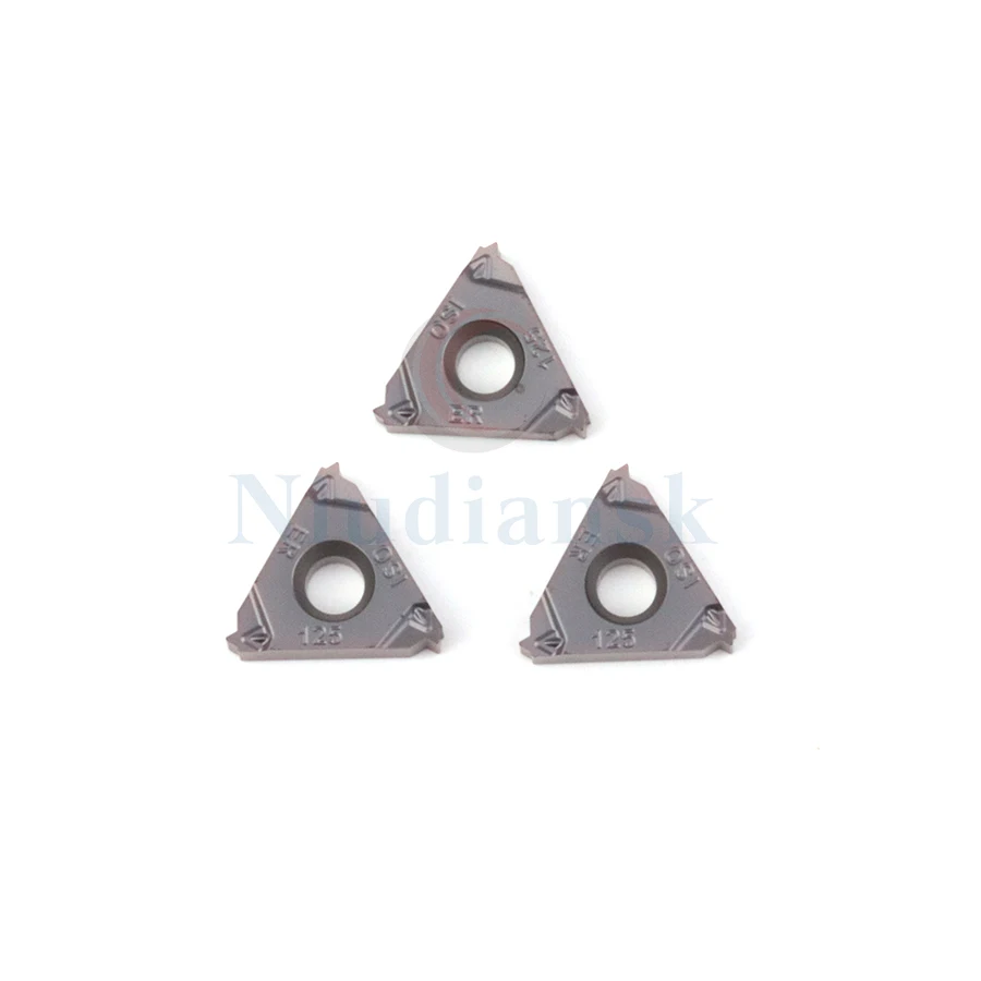 10Pcs 16ER 100ISO 16IR 200ISO Carbide Draaibank Draaien Insert Geschikt Voor Algemene Bewerking Van Staal Roestvrij Staal En Gegoten ijzer
