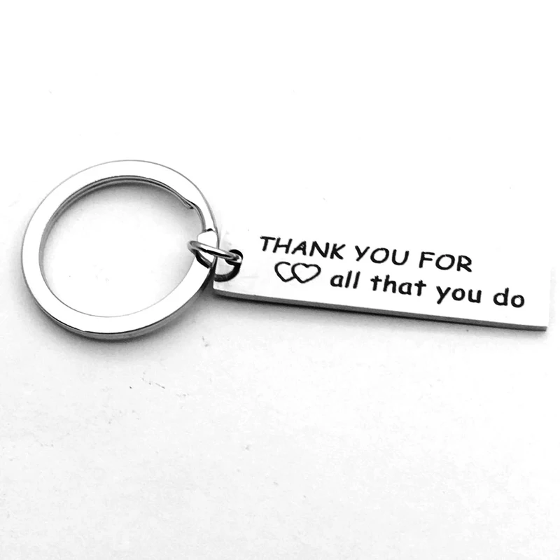 Appreciation Gift Mentor  Gift Thank You for All That You Do Keychain Nurse Teacher Coach Employee Gifts for her or him