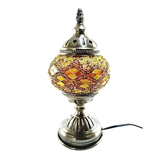 Handcrafted Turkish Mosaic Glass Table Lamp | Great Home Decor for Living Room, Bed Room, Game Room, media Room | Also Great for Do