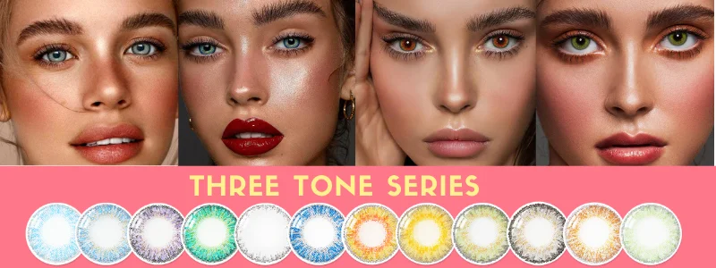 Bio-essence 1Pair Colored Contact Lenses Color Lens Eyes Lentillas Verdes Naturales Lenses With Diopters Fashion Lenses