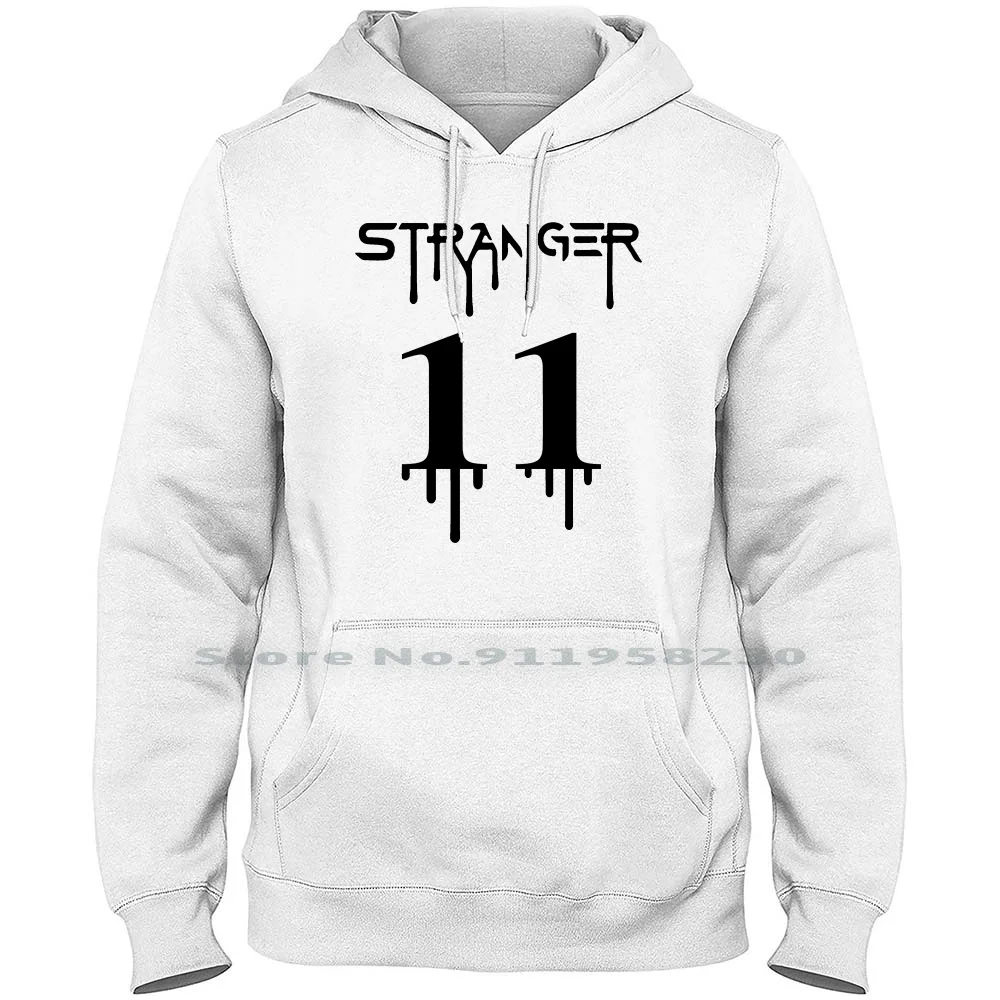 Eleven Men Hoodie Sweater 6XL Big Size Cotton Clothing Strange Netflix Ranger Eleven Thing Range Anger Lucas Thin Down Finn