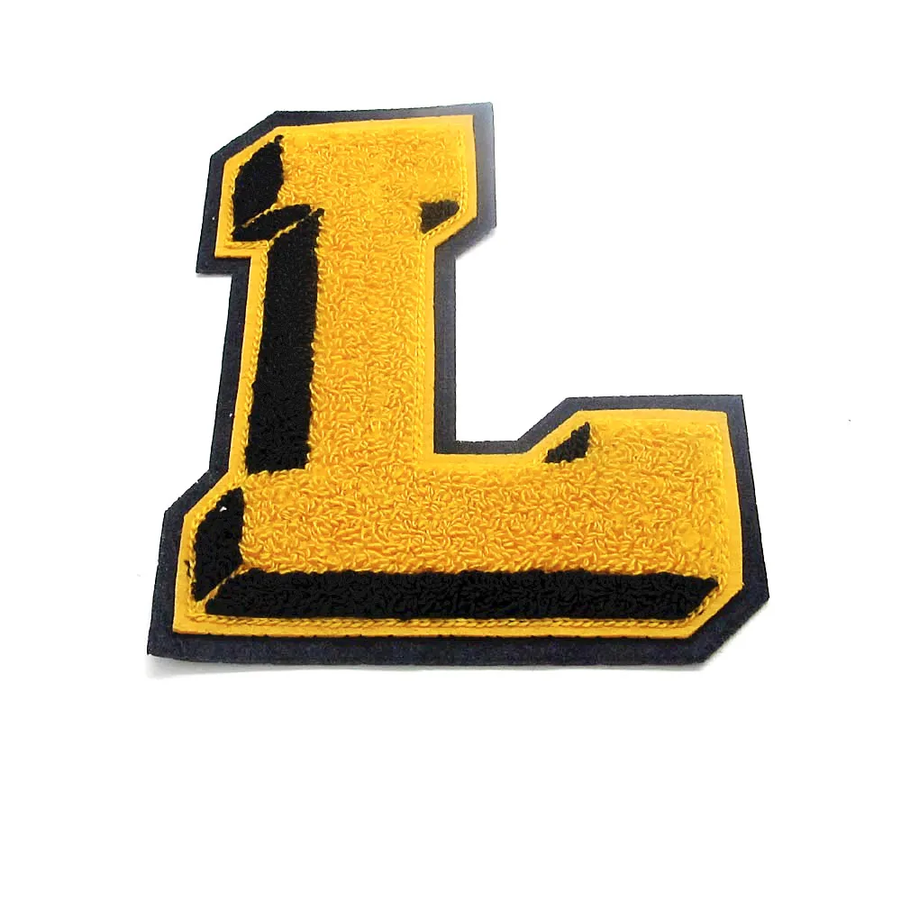 Customize cheap chenille letter jacket patches