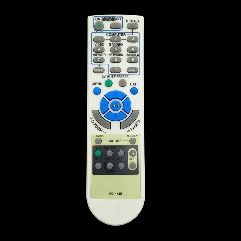 RISE-Rd-448E Projector Remote Control For Nec Projector V260X+V300X+V260 Rd-448E Rd-443E Lt180+Lt280 Lt380 M230 Rd-450C M260Xc