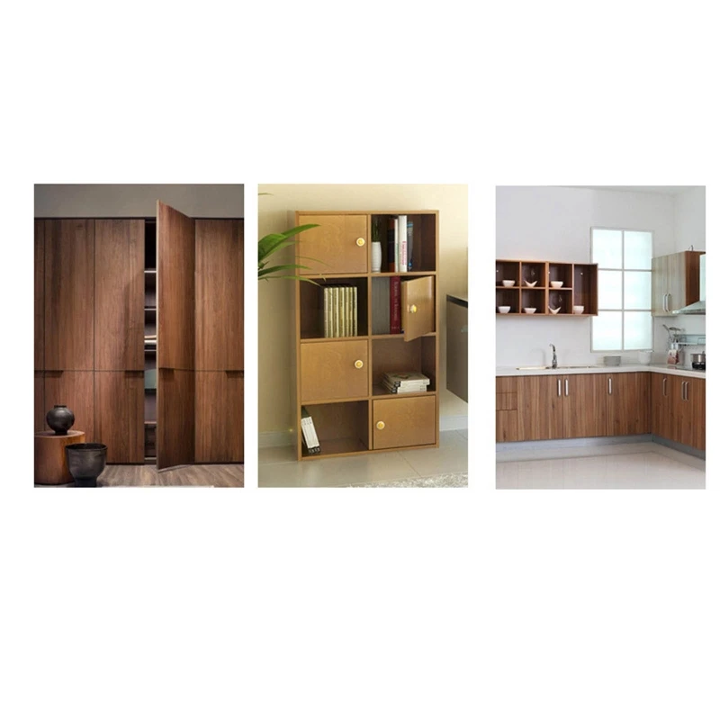 E5BE Cabinet Door Dual Ball Roller Catch Latch Copper Tension Latch Door Ball Catch Furniture Hardware Adjustable Strength image 3