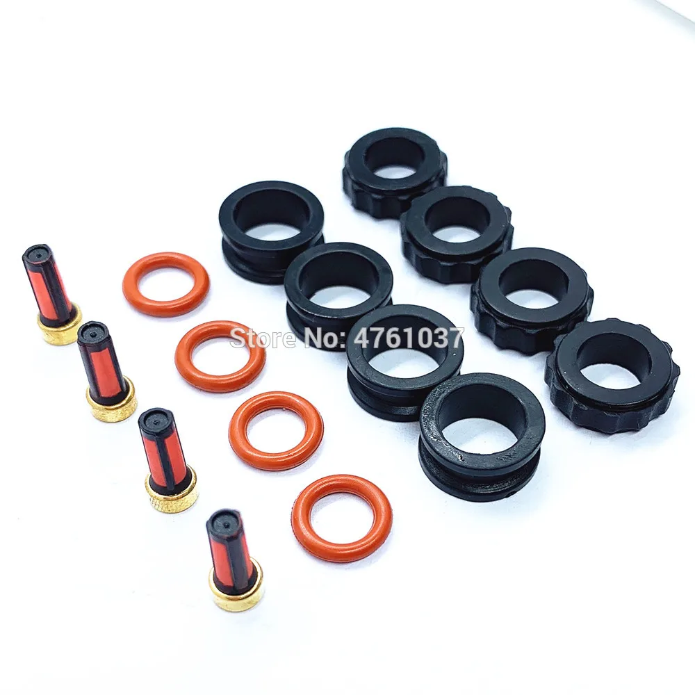 Free Shipping 4sets  Fuel Injector Repair Kit For Mazda 626 2.0L Protege1.8 L Mitsubishi Service kit  AY-RK021 RK022