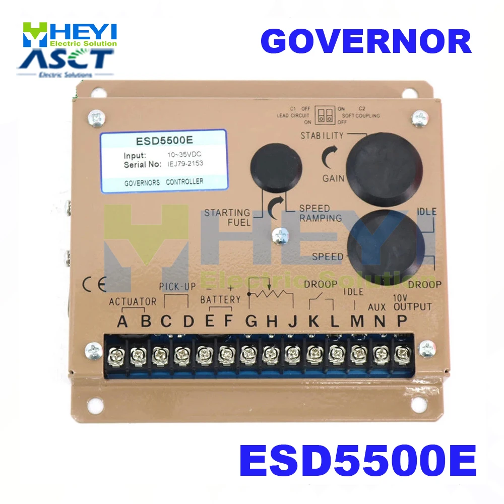 Actuator ESD5500E Diesel generator Governor 12V / 24V Gasoline Generator Parts Speed Governor Controller