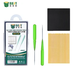 4 in 1 Soldering Lugs+SandPapper+Needle Welding Set Solder Piece Rework Pad Welding Point for Phone Repair IC Pad Touch BGA PCB