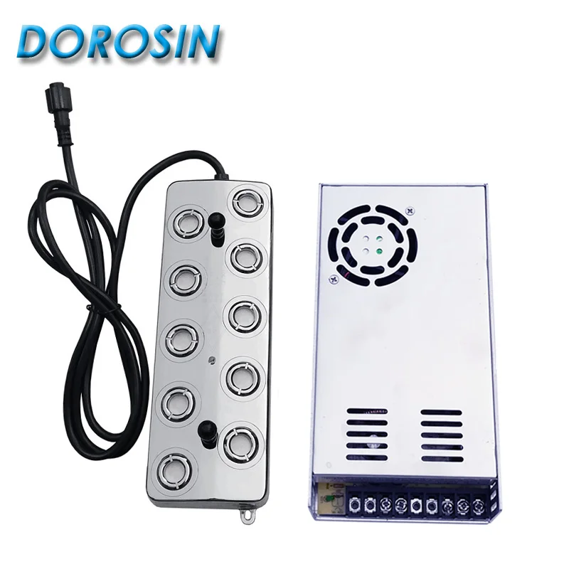 DOROSIN Industry Commercial Mist Maker Sprayer Ultrasonic Humidifier Parts 7KG/H Big Fog Fogger For Rockery Fish Pond Landscape