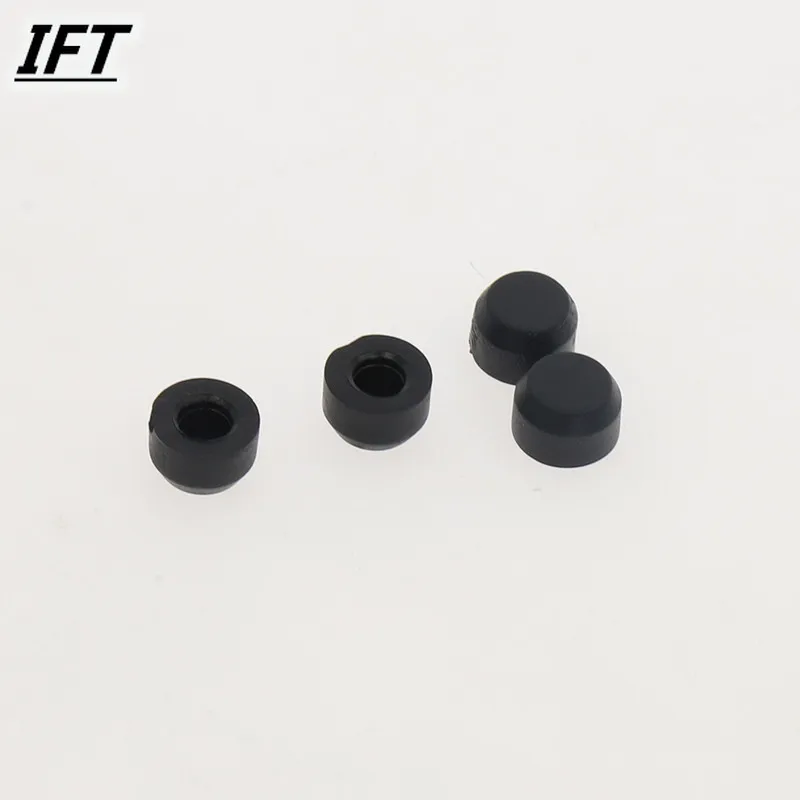 50pcs Free shopping 6*6mm transparent/black round button cap tactile switch cap for 6*6mm tactile switches