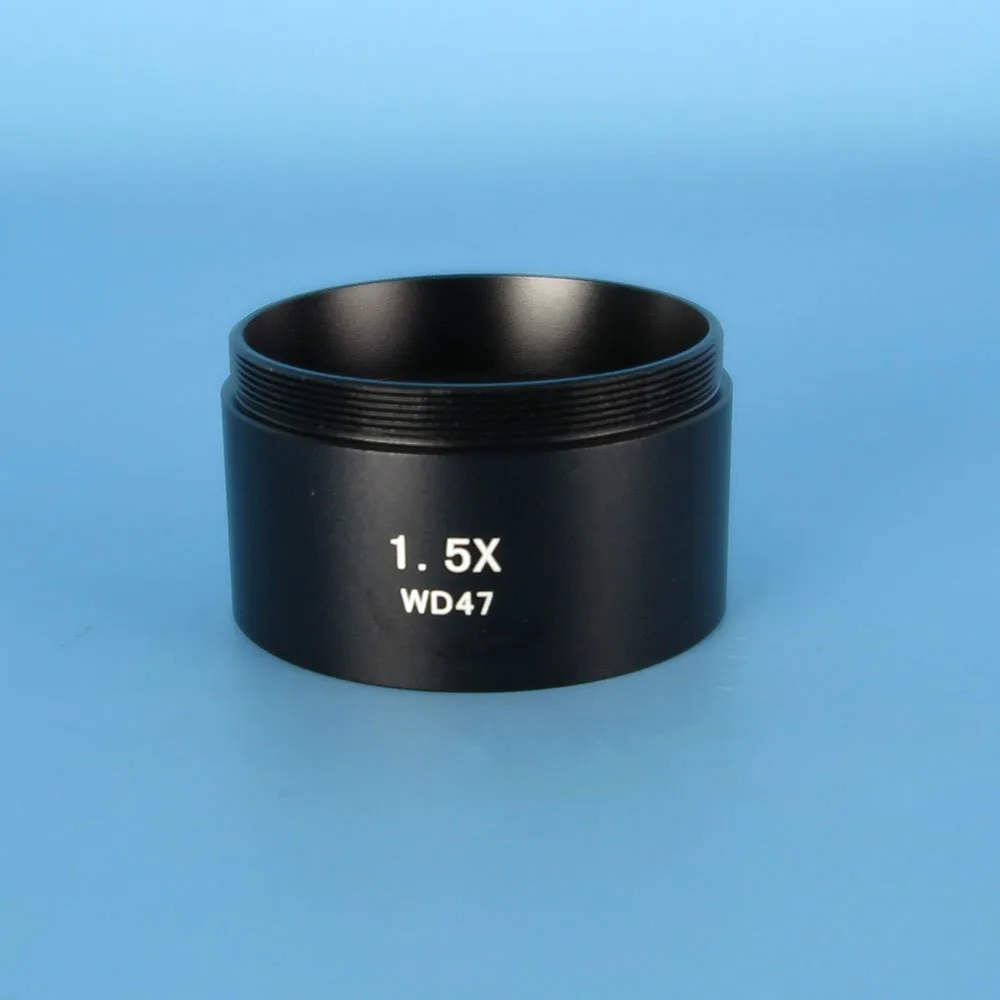 0.5x/1.5x/2x Auxiliary Objective Lens for Stereo Microscope Extender Lens Microscope Objective Lens 48mm