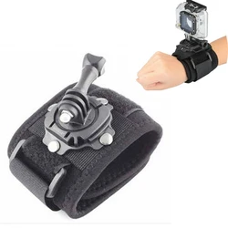 Cinturino da polso a mano con rotazione a 360 gradi per GoPro Hero 10 9 8 7 5 accessori Xiaomi Yi 4K SJ4000 H9r Insta360 cintura da braccio Go Pro