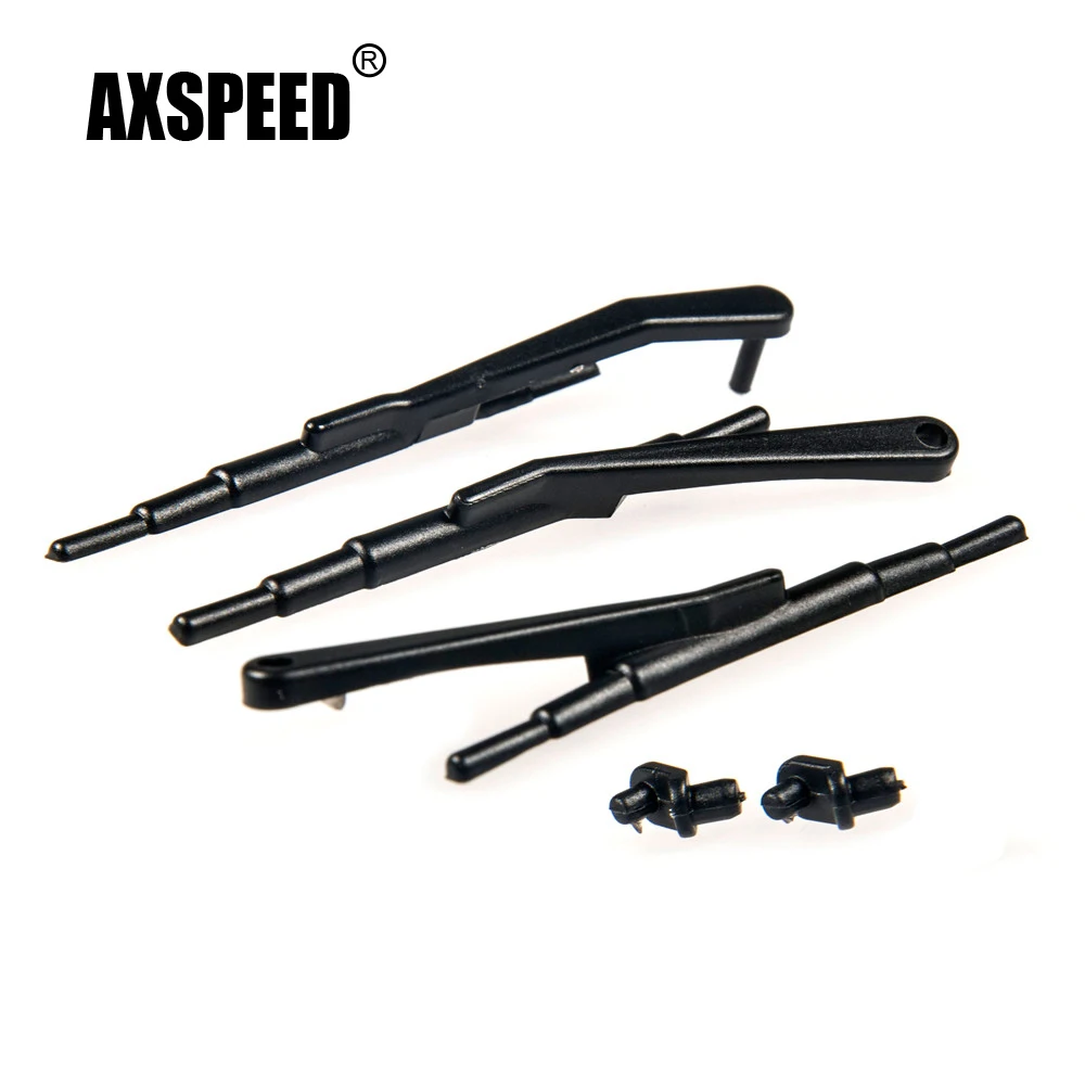 AXSPEED Simulation Rubber Wipers for Axial SCX10 1/10 RC Rock Crawler Car Body Shell Upgrade Parts