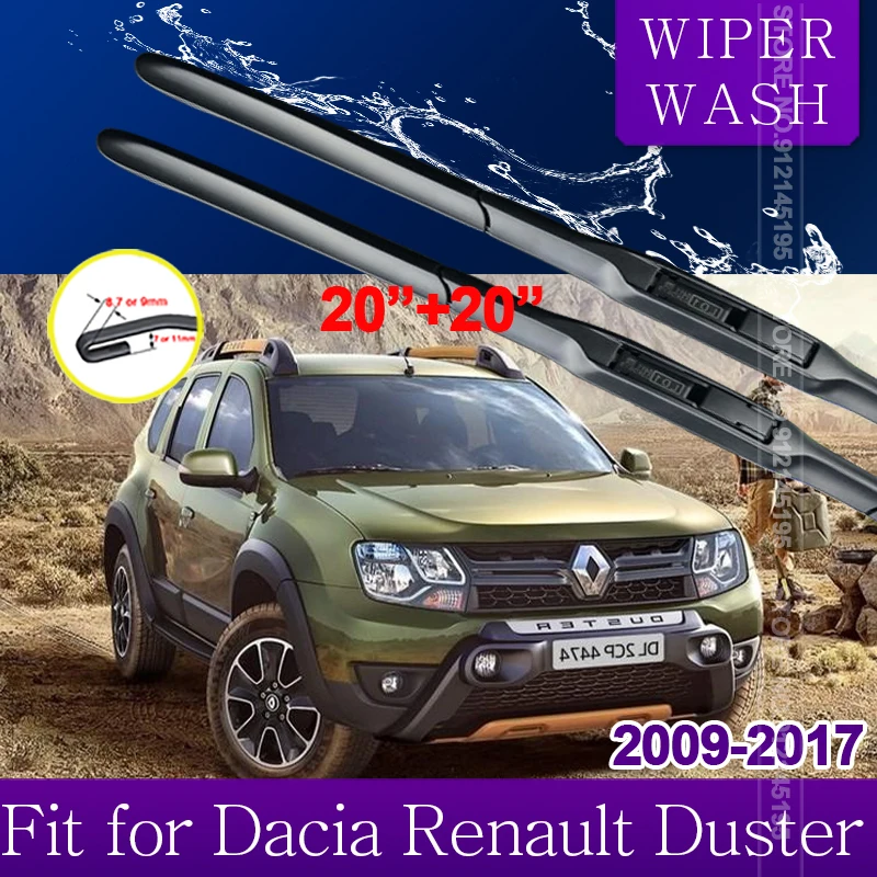 

Car Wiper Blade for Dacia Renault Duster MK1 2009~2017 Front Windscreen Wipers Accessories 2010 2011 2012 2013 2014 2015 2016