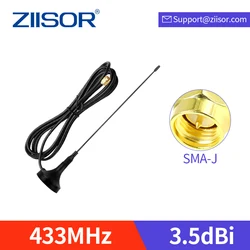 433MHz Lora Antenna with Magnetic Base 433M Omni Antennas SMA Male 1m 3m Cable Long Range Antena for DTU Module Aerial TX433-XPL