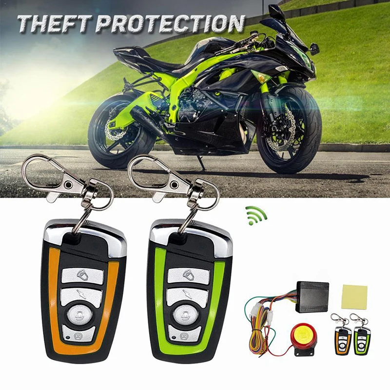 Motorcycle Anti-theft 125dB Universal Two-way Motorcycle Security Alarm System