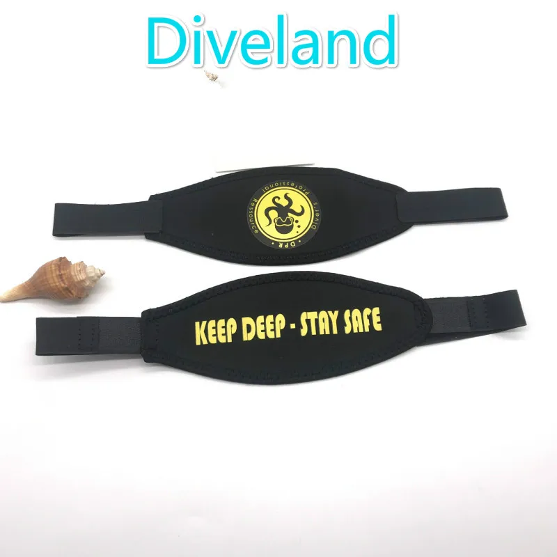 الغوص قناع الغطس شريط للرأس غطاء قناع مبطن حماية رباط شعر طويل حزام مغلفة لمعدات الراحة المضافة #4