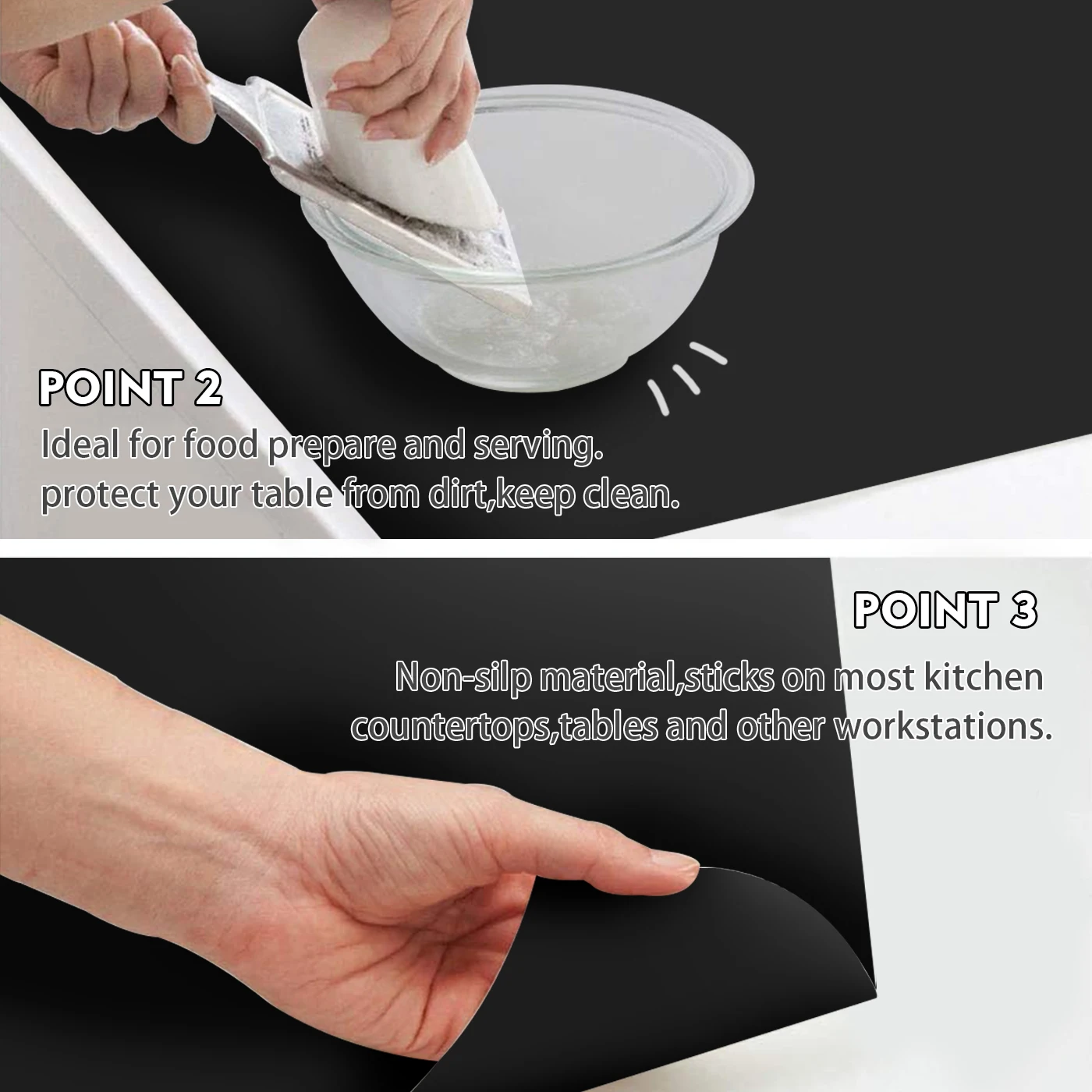 Protecteur de dessus de seau en polymères de silicone, napperons coordonnants polyvalents, tapis de table à induction, cuisinière de cuisine, méga