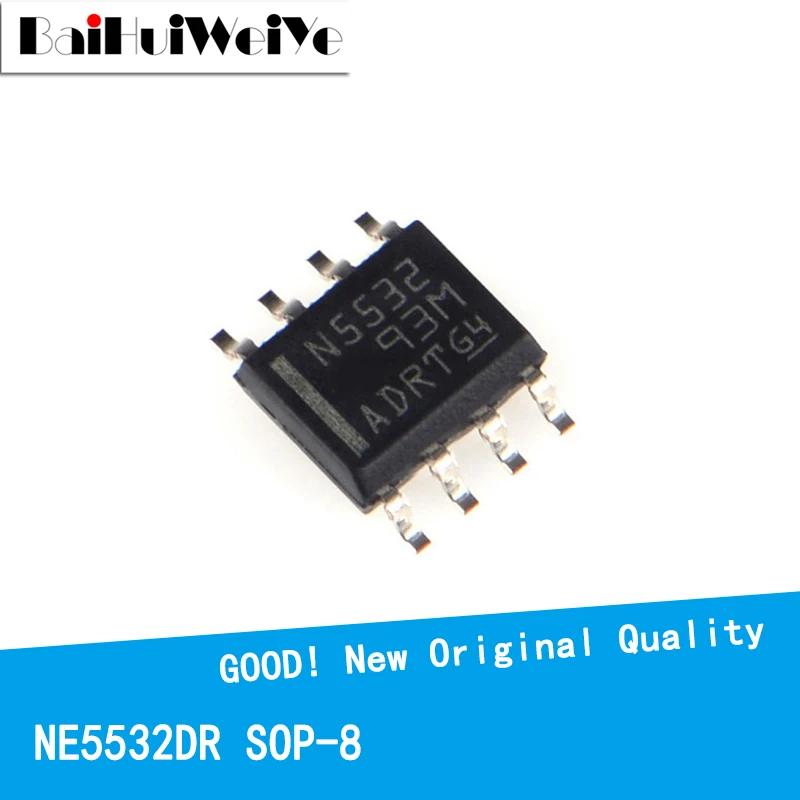 

10PCS/LOT NE5532DR NE5532 N5532 SOP8 Operational SOP-8 SMD New IC Amplifier Chipset Good Quality
