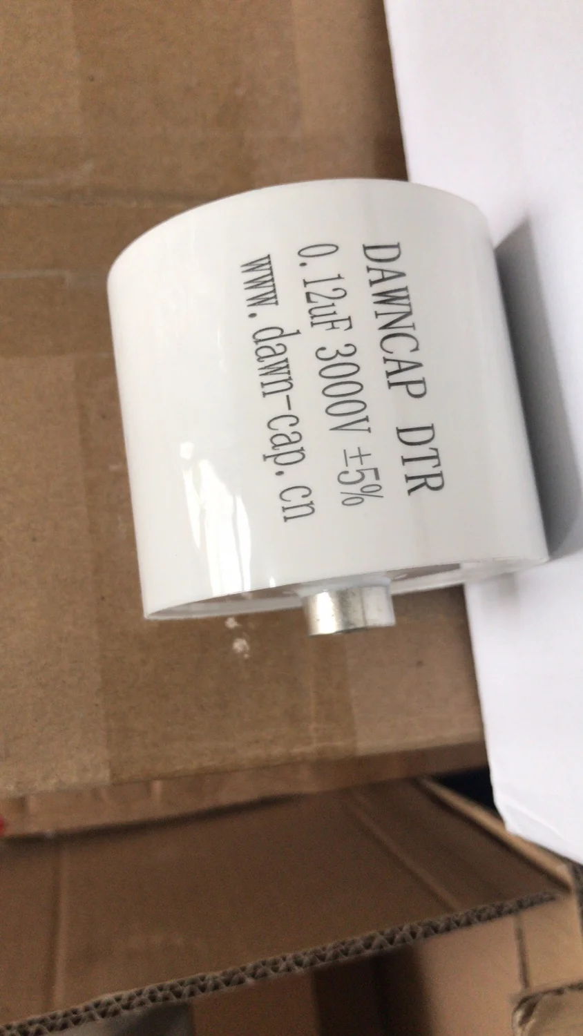 

High frequency machine 0.12UF 3000V AC 4000V DC 120NF resonant capacitor 65*55MM