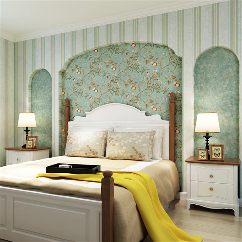 WELLYU American pastoral wallpaper retro do the old apple tree papel de parede wallpaper living room background wall paper