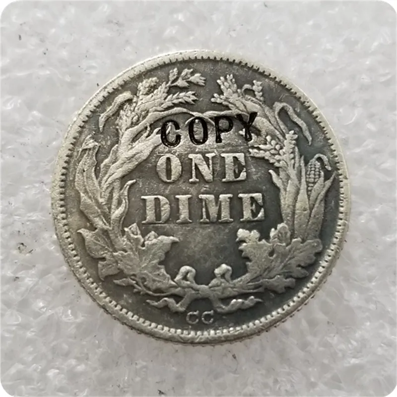 USA (1871,1872,1873,1874 )-CC Seated Liberty Dime COPY COINS