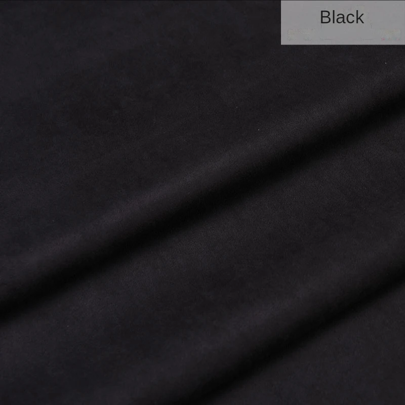 قماش من جلد الغزال بالمتر لخياطة أغطية الأريكة أغطية الوسائد القماشية وسادة ذاتية الصنع ناعمة مريحة عادي أسود أبيض أزرق أحمر وردي