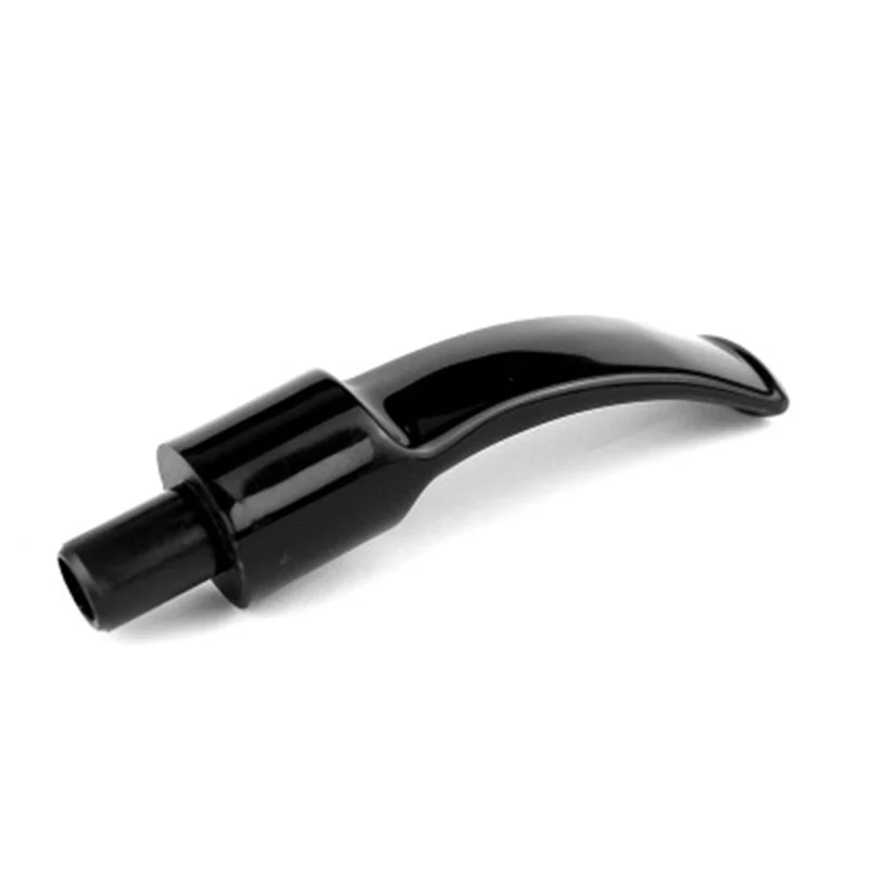 1pcs Tobacco Pipe Acrylic Mouthpiece 9mm Filter Bent Smoking Pipe Taper Mouthpiece Tobacco Pipe Accessories