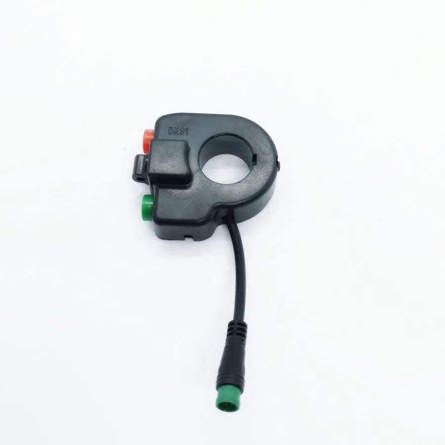 سكوتر كهربائي اليد التحكم التبديل رئيس ضوء بدوره ضوء القرن ل E-الدراجة ثلاثية العجلات سيارة زر التحكم 5 الأساسية المياه واقية