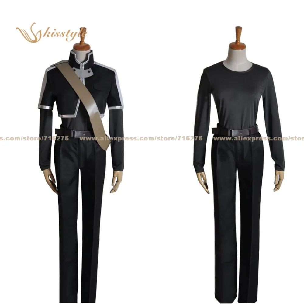 

Kisstyle Fashion Sword Art Online/SAO Alfheim Online OF Kirito Kazuto Kirigaya Uniform COS Cosplay Costume,Customized Accepted