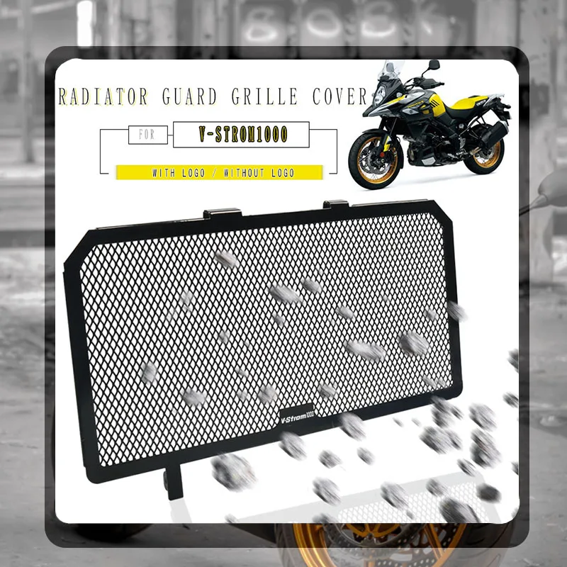 For SUZUKI V Strom 1000 VSTROM DL1000 2014-2019 Motorcycle Stainless Steel Radiator Guard Grille Cover Grill Protector